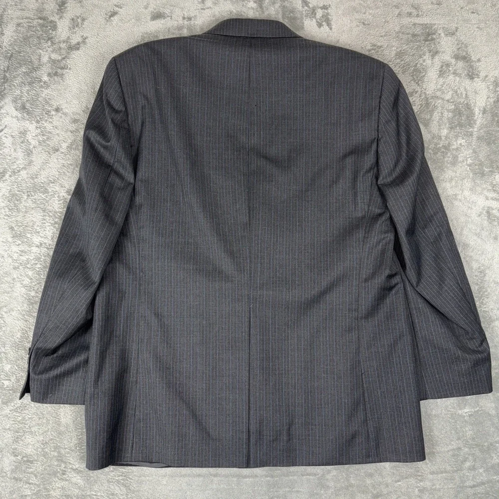 Chaps Ralph Lauren Blazer 42R Charcoal Wool Cashmere 2 Button Sport Coat‎ Jacket